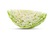 sliced cabbage isolated on transparent png