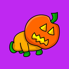 Wall Mural - Vector illustration of halloween characters, events and attributes