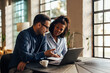 © bnenin - Business people working online, having a meeting online.