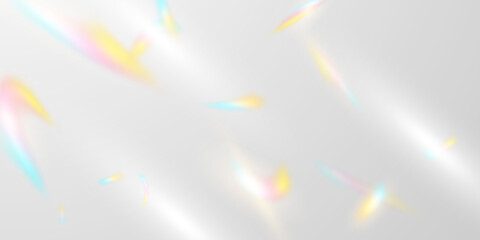 Wall Mural - confetti design with rainbow light effect vector illustration