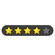 © vadymstock - Feedback concept. Five stars rating