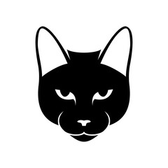 Wall Mural - cat face vector