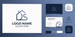 © ahmadfaiz - Template Logo Creative Real estate, initial D and S in Home shape. Creative Template with color pallet, visual branding, business card and icon.