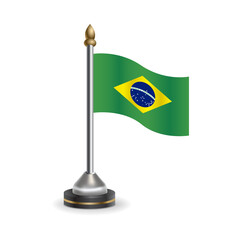 State table flag of Brazil. National symbol perfect for design, Background transparent