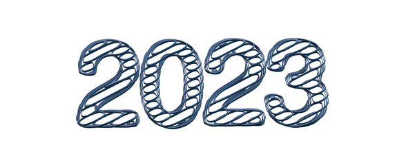 Poster - 2023 text flyer design on graphic