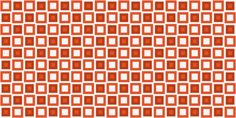 Poster - Checkered pattern of orange tiles. Vector from regular and seamless tiles.