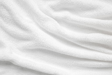 white cotton fabric towel texture abstract background