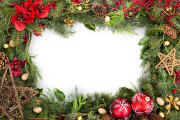 Poster - Christmas Frame With Free Space