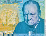 Fototapeta Konie - British five pounds banknote closeup