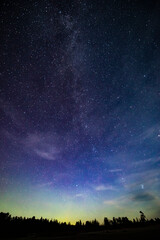 milky way at bruce peninsula national park, singing sands beach tobermory