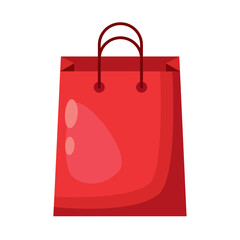 Canvas Print - red shopping bag