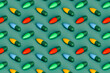 © Giada Canu/Stocksy - pattern of colorful christmas lights