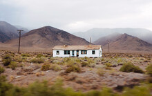 Secluded Abandoned House In The Desert