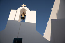 Steeple Of Orthodox Church In Blue Sky 