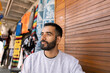 © Gabriela Cardona/Stocksy - A mid 30s man having a thoughtful moment