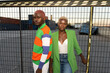 © Luis Velasco/Stocksy - Direct Flash Photo Of A Stylish Black Couple Outdoors.