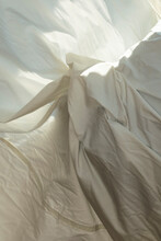 White Fabric With Wrinkles