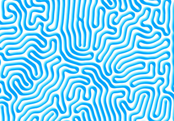Poster - Abstract background with optical illusion generative pattern and vibrant fluid psychedelic colors with Christmas and winter holidays cold theme