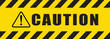 caution icon warning yellow sign. watch your step. vector illustration.