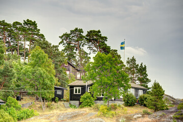 Sticker - Vaxholm Island, Stockholm Archipelago