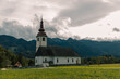 church in countryside