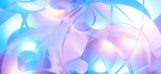 Aufkleber - Abstract colorful pattern in design background 3d render