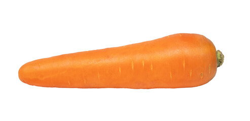 Wall Mural - Fresh orange carrot isolated