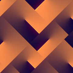 Aufkleber - Rectangular shapes with trendy gradient. Creative background. Abstract design. 3d rendering digital illustration
