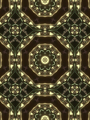 Poster - 3d rendering digital illustration of luxurious gold pattern vibrating drops of liquid metal