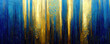 Gold and blue  precious surface, Generative AI	