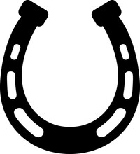 Horse Shoe Outline Cutfile, Cricut ,silhouette, SVG, EPS, JPEG, PNG, Vector, Digital File