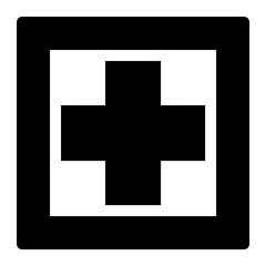 Wall Mural - Medical Cross Vector Icon