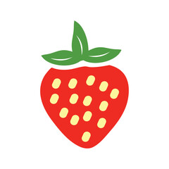 Poster - strawberry color icon