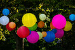 Party with colourful lampions