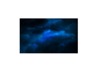 Wall Mural - Space background realistic nebula shining stars cosmos stardust milky way galaxy infinite universe and starry night vector