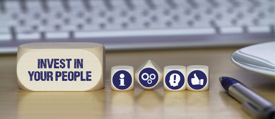 Sticker - invest in your people	