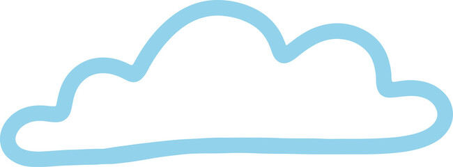 Poster - Cute cloud Illustration for design element