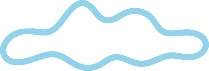 Poster - Cute cloud Illustration for design element