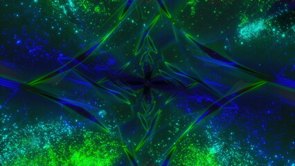 Poster - Abstract background with lines. Computer generated 3d render