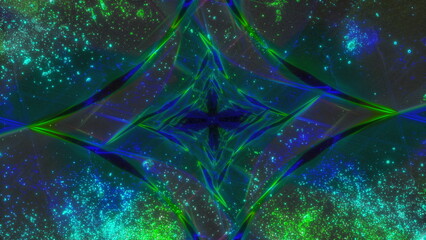 Poster - Abstract background with lines. Computer generated 3d render