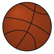 Basketball with texture and specular light.