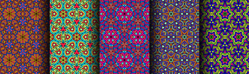 Wall Mural - traditional ethnic bundle collection pattern