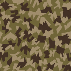 CAMOUFLAGE PATTERN DESIGN.SEAMLESS ENDLESS SURFACE PATTERN READY TO PRINT. GREEN MILITARY COLOR