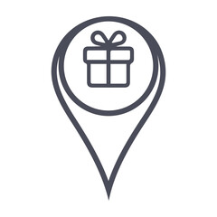 Poster - Gift shop location icon