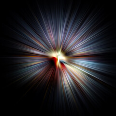 Wall Mural - Blur light burst making speed effect