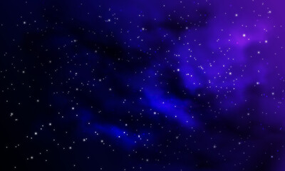 Wall Mural - Nebula purple