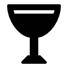 Sticker - Wine Glass Vector Icon