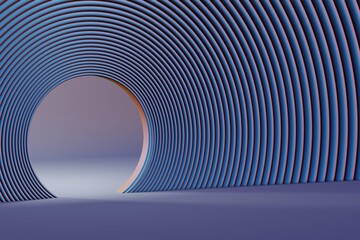 Poster - Abstract scene background. Product presentation, mock up. geometric  shiny swirl background. Starburst dynamic rings. 3d rendering illustration Background pattern for design..
