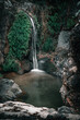 Ein abgelegener Wasserfall in Italien
