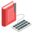 © Vectorslab - Trendy design icon of electronic book